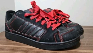 Adidas Super Skate 10.5 Black W/Red Stitching And Logos 2007 - Picture 1 of 15