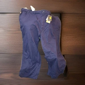 Carhartt Midweight Canvas Jeans Flame Resistant Men's Size 60×30 Cat 2 NWT - Picture 1 of 24