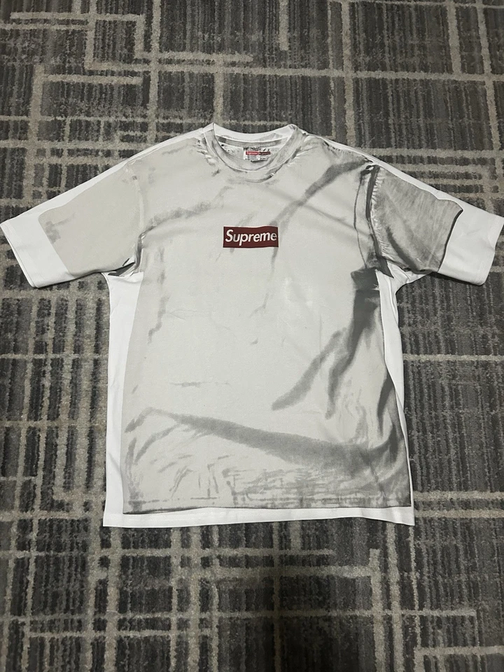 MM6 Supreme x Masion Margiela White Box Logo T-Shirt - Image 1 of 4