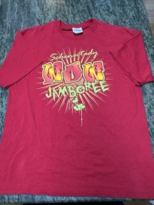 Vintage T-Shirt Hanes Schenectady, New York Jamboree Rot M Medium Security - Bild 1 von 4