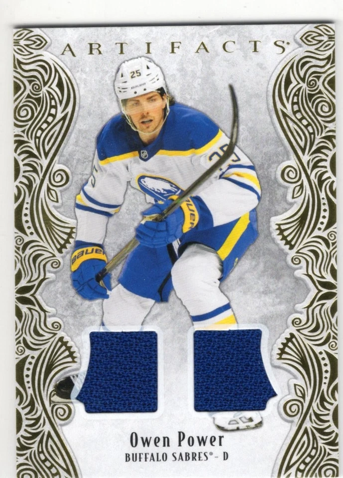 25-26 ARTIFACTS DUAL JERSEY OWEN POWER /299 - Image 1 of 1