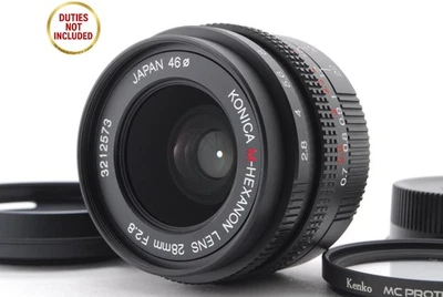 [Top come nuovo] Konica M-Hexanon 28 mm f/2.8 attacco grandangolare Leica M dal GIAPPONE - Immagine 1 di 4