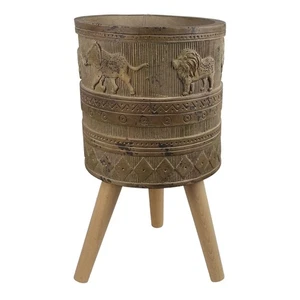 Maceta grande para plantas por hoja - Maceta de selva 55 cm - Imagen 1 de 7