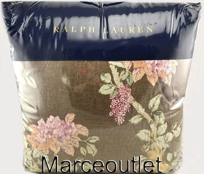 Ralph Lauren Harlow Brinly KING Comforter Forest Brown - Image 1 of 4