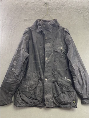 Chaqueta Burton City System Para Hombre Pequeña Negra Gris Con Capucha Impermeable Snowboard Foto 1 de 4