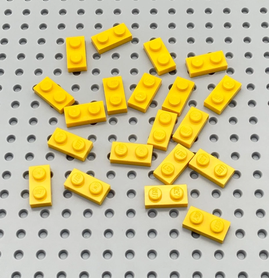 LEGO® 20x Platte Bauplatte 1x2 flach 3023 gelb - Bild 1 von 1