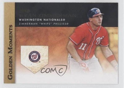2012 Topps Update Golden Moments Ryan Zimmerman #GM-U39 - Image 1 of 2