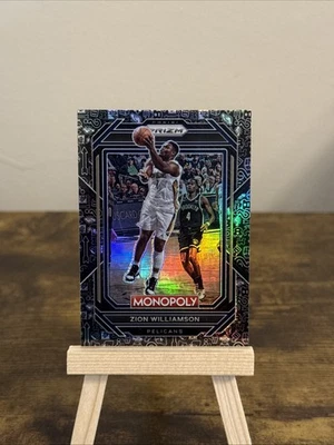 🔥2022-23 Panini Prizm Monopoly #55 Zion Williamson Monopoly Black Classic Icons - Image 1 of 4