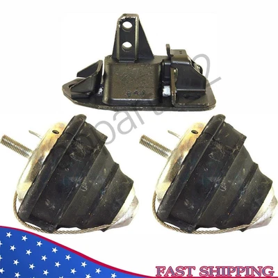 Engine Motor & Transmission Mount Set 3PCS. 1996-1997 for Volvo 850 2.3L, 2.4L - Image 1 of 3