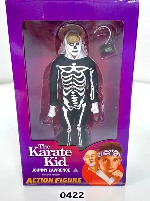 The Karate Kid Johnny Lawrence Esqueleto Halloween 8" Figura Vestida NECA Nuevo Foto 1 de 4