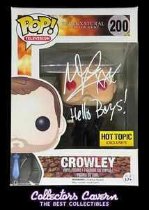 Mark Sheppard Signed Funko POP - Supernatural - Crowley (Red Eyes) - JSA COA - Picture 1 of 6