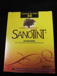 SANOTINT  Haarfarbe Nr. 30 Dunkelblond warm 125 ml   NEU OVP  Schönenberger - Bild 1 von 4