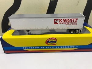 Athearn Ho Scale Knight Transportation 53' Duraplate Trailer RTR - Picture 1 of 5