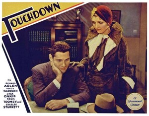 Touchdown US Lobby Card Richard Arlen Peggy Shannon 1931 Old Movie Photo