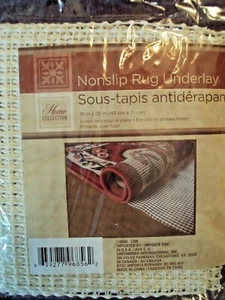 Nonslip Rug Underlay Greenbrier International 18 x 28 Keeps Rugs in Place New - Picture 1 of 4