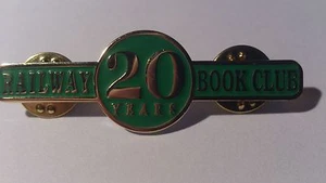 * Railway Book Club 20 years - Tie / Lapel Badge - Picture 1 of 1