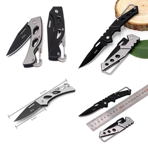 Coltello pieghevole tascabile 42a conforme campeggio outdoor mini coltello leggero compatto - Foto 1 di 24