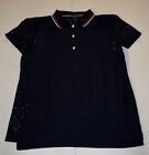 Women Tommy Hilfiger Stretch Lace Layer Polyester Liner Navy Small Polo $79.50