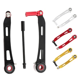1 par pinza de freno en V plegable para bicicleta 110 mm adaptador de freno de brazo largo bicicleta duradera - Imagen 1 de 24