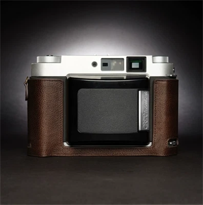 Media funda de cuero de vaca para Fujifilm GF670 GF670w Bessa III cámara retro cubierta bolsa Foto 1 de 4