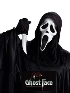 Official Ghost Face Mask With Knife Halloween Scream Kit - Picture 1 of 1
