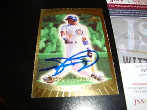 Sammy Sosa Cubs JSA certified Autograph 1999 Upper Deck Superstar 356/500 card - Picture 1 of 8