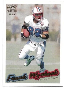Pacific Paramount Gold #243 1999 Frank Wycheck Tennessee Titans - Imagen 1 de 2