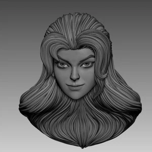 Shayera Hol Hawkgirl v3 custom head for DC Comics New 52 and other figures - Picture 1 of 1
