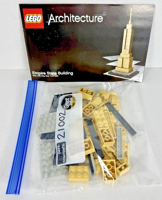 LEGO (21002) Architecture: Empire State Building Used 100% Complete Instructions - Image 1 of 4