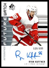 2019-20 SP AUTHENTIC FUTURE WATCH AUTO Ryan Kuffner Auto 539/999 Detroit Red