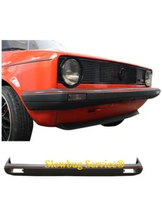 VW GOLF MK1 SEDAN CABRIO - PARAURTI ANTERIORE RED +STAFFE FRONT BUMPER +BRACKET - Bild 1 von 1