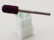 Set of 10 -- Rounded Top Purple Carbide Nail Drill Bits 4XC - Bén-Bền-Không Tưng