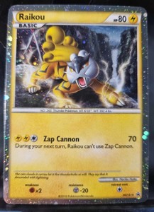Pokemon Card Raikou #hgss19 Pokemon Promo NM