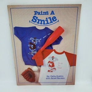 Provo Craft Paint A Smile Craft Book Tole Painting Shirt Painting Vintage 1988 - Picture 1 of 4