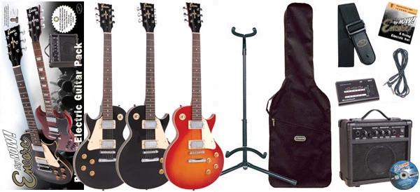 Encore E99 E-Gitarre Outfit SUNBURST, ROT oder SCHWARZ alles dabei - Bild 1 von 1