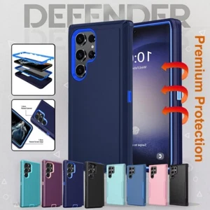 For Samsung S25 S24 S23 S21 FE S22 Ultra Plus Case Heavy Duty Shockproof Cover - Picture 1 of 148