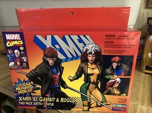 Marvel X-MEN ‘92 Gambit Rogue ARTFX+ Statue Figure Kotobukiya New In Box - Picture 1 of 6