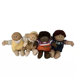 Vintage CABBAGE PATCH KIDS Doll Lot of 4 Preemie AA Appalachian Art Coleco 1982 - Picture 1 of 20