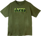 Baker Bold T-Shirt - Size: SMALL Military Green