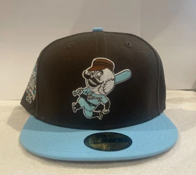 Cincinnati Reds New Era 59FIFTY Muddy Waters Color Pack Brown/Blue Hat Cap 7 1/2 - Image 1 of 4