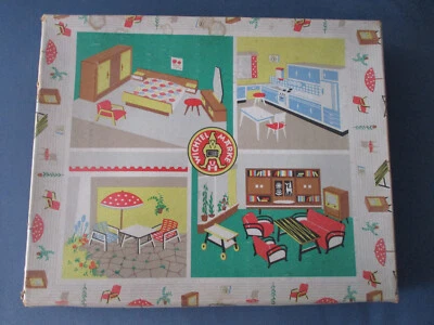 DDR Wichtelmarke Puppenstuben Möbel mit OVP aus den 50 / 60iger Jahren - Bild 1 von 4