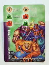 Fleer Marvel B44 1995 comics Overpower card - Teamwork - Magneto & Juggernaut