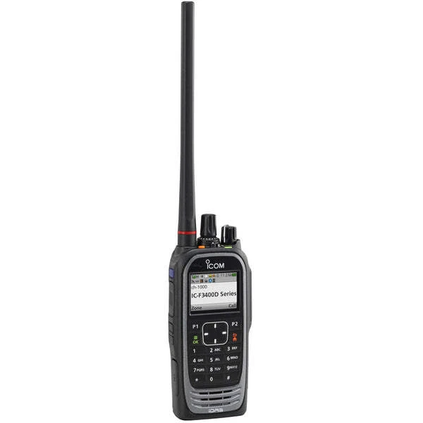ICOM F3400DT 41 136-174MHz PORTABLE 1024CH 5W FULL DTMF KEYPAD VHF TWO WAY RADIO - Image 1 of 1
