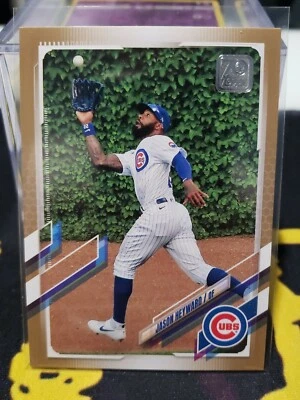 2021 Topps Series 2 Jason Heyward Gold Parallel /2021 Chicago Cubs PWE - Image 1 of 2