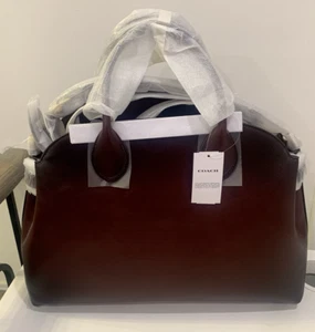 Coach Soft Empire Tragetasche 40, Messing Merlot CW616 - Bild 1 von 12