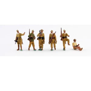 1/72 Infantry Driver 6-person Set Miniature Scene Prop Car Stereoscopic Model - Picture 1 of 6