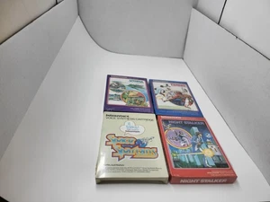 4X NEW INTELLIVISION GAMES UTOPIA/TENNIS/NIGHT STALKER/SPACE SPARTENS #13L - Picture 1 of 11