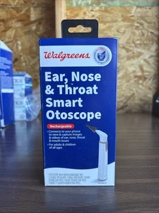 NEW! Walgreens Ear, Nose & Throat Smart Otoscope Rechargable “Connects To Phone” - Picture 1 of 2