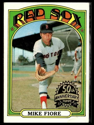 2021 Topps Heritage Buybacks 1972 199 Mike Fiore Boston Red Sox - Image 1 of 2