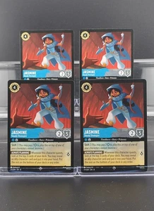 Disney Lorcana Jasmine - Steady Strategist 171/2004 Reign of Jafar SRare 4 Karten - Bild 1 von 1